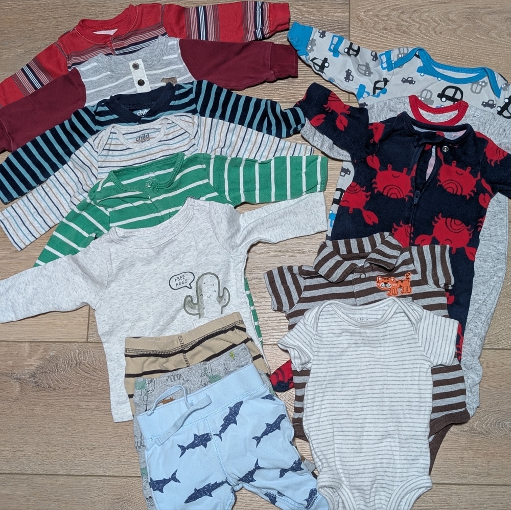 Carter's Fall Winter Boy 3 Months Bundle
